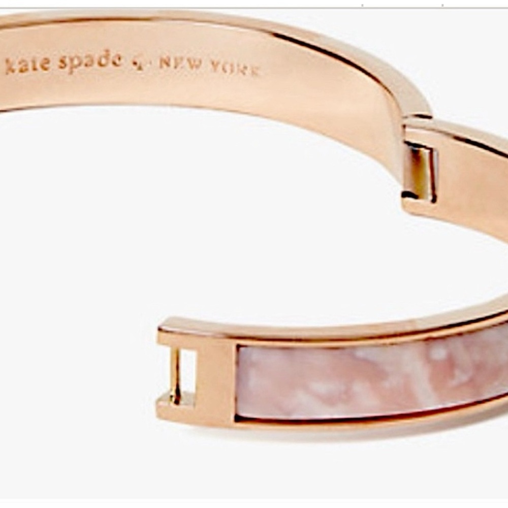 Kate Spade Pink and Gold Heart Bracelet - Picture 4 of 8